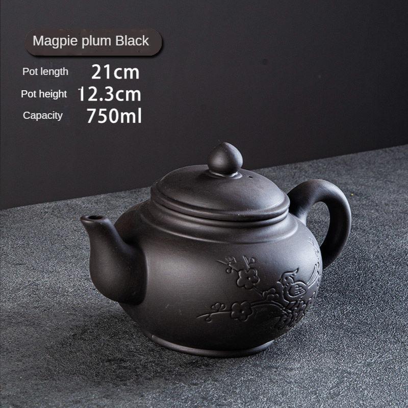 Горшок для чайных сервизов, популярные фиолетовые глиняные горшки, чайник из исинской глины, набор для заваривания чая, самовар, восточный марокканский чайник и набор чашек, гайвань