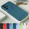 Card Slot Bag Holder Case For Samsung Galaxy S23 Ultra S22 S10 Plus S21 S20 Fe Note 20 A51 A12 A71 A32 A33 A13 A53 A52s 5g Cover