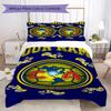 Custom Name Club America Pattern Bedding uilt Set uilt Cover Pillowcase Home Decoration Birthday Gift (1*duvet cover+2*pillowcase without core)