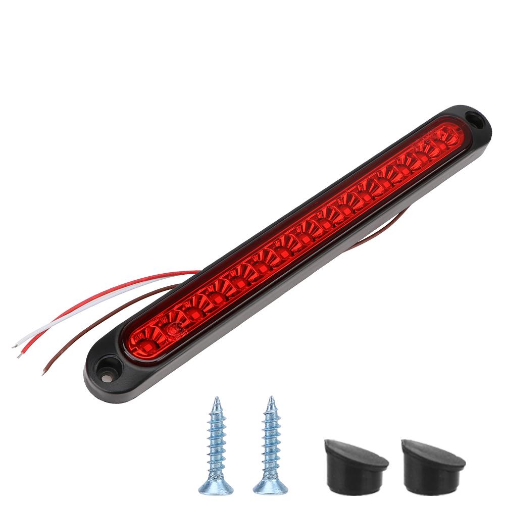 Автомобильные фонари Стоп-сигнал Указатели поворота Предупреждающий задний фонарь Светодиодная лента 15LED для грузовика, прицепа, фургона, автобуса Задний стоп-сигнал