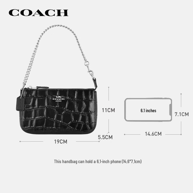 COACH CN382 Женская маленькая кожаная сумочка