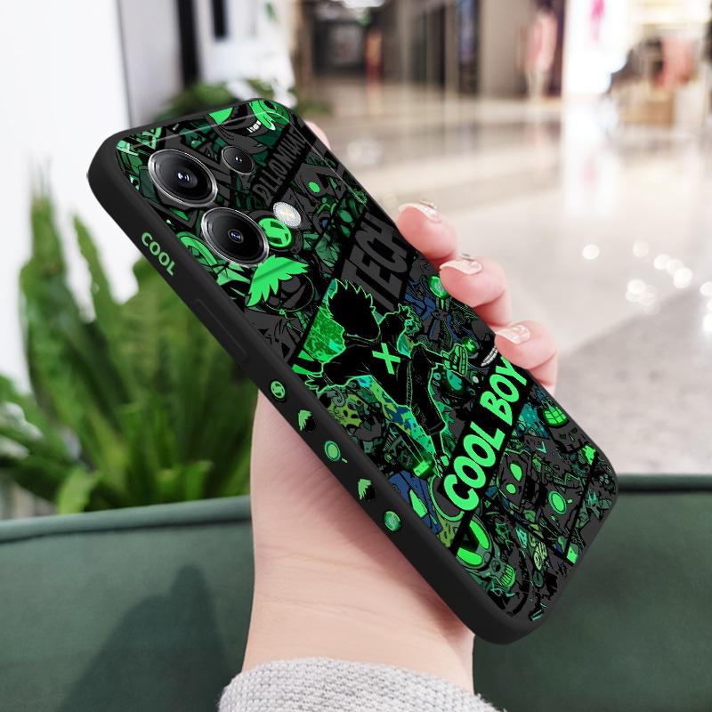 Крутая Граффити Чехол для Телефона Xiaomi Poco F7 X7 X6 F6 M6 M5 M5S F5 X5 F4 X4 M4 F3 M3 X3 Pro 4G 5G GT Силиконовая Крышка