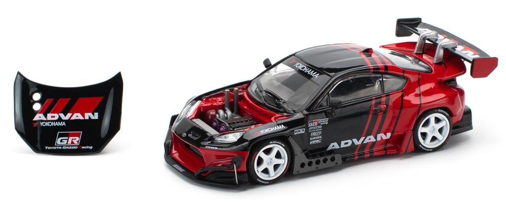POP RACE Pandem GR86 ADVAN Готовая модель PR640228 1/64 -