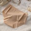 Women's Underwear Seamless Ice Silk Peach Hip Antibacterial Crotch Girls Sexy Summer Thin Mid-waist Briefs