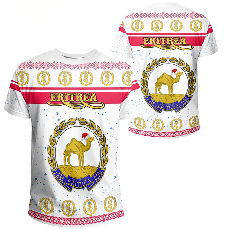 2023 Tessffel Africa Country Eritrea Lion Colorful Retro 3DPrint Men/Women Summer Casual Funny Short Sleeves T-Shirts Streetwear