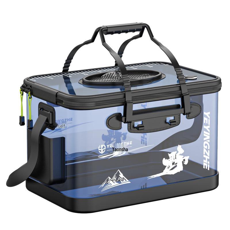 Camping Sapphire Transparent Fishing Bucket