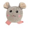 Squeaky Dog Plush Toy Cute Mouse Ball Shape Bite Resistant Interactive Pet Stuffed Toys for Indoor