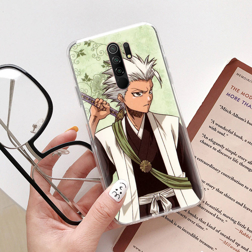 Чехол DT26 Bleach для Samsung A04 A14 A23 A34 A54 M23 M33 M52 M53 Realme 10 9 C30S C35 C55 VIVO Y02S Y21 Y33S Y51 X80 Pro Прозрачный чехол