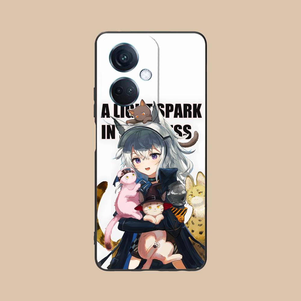 Arknights Grani Матовый ТПУ Чехол для Мобильного Телефона для OPPO Reno 14 13 12 11 10 9 8 7 6 5 F T Pro 5G Цветной Печатный Чехол
