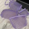 Mesh Cosmetic Bag Wave Point Storage Bag Portable Makeup Bag  Outdoor