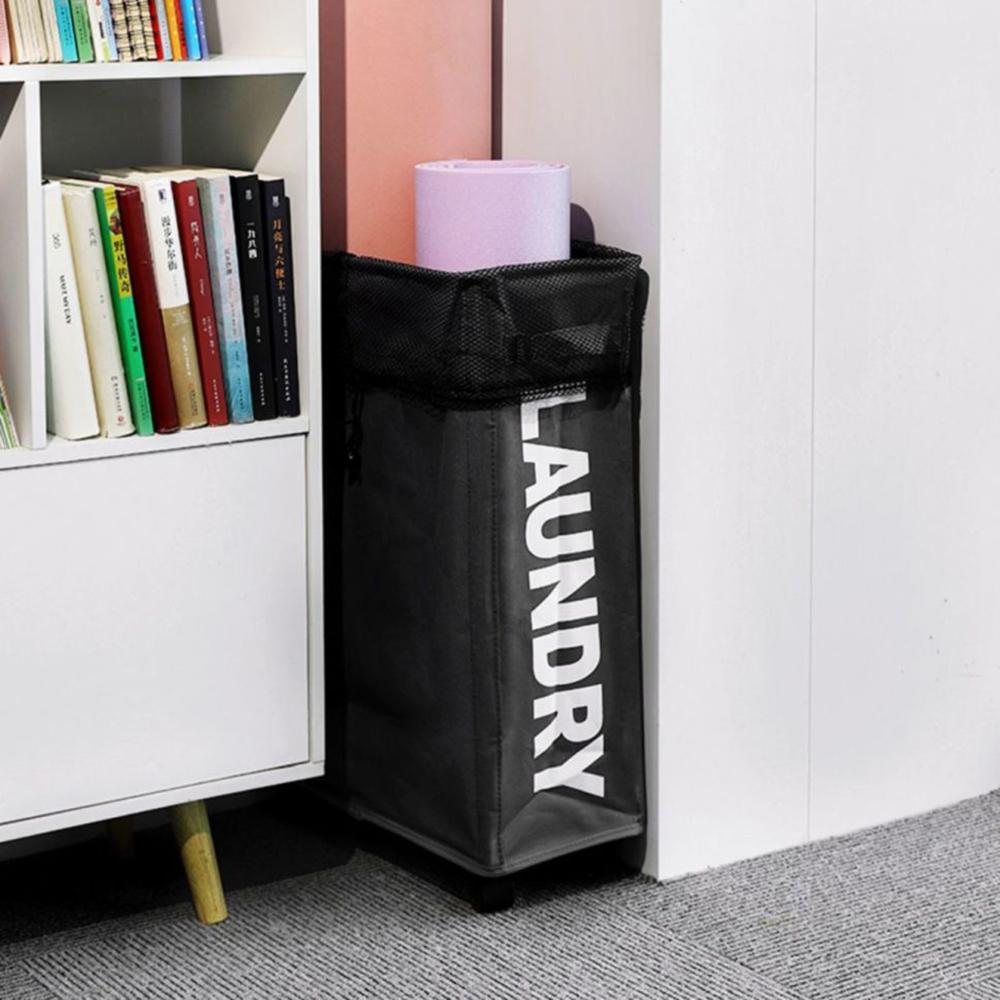 1 шт. Корзина для грязного белья на колесиках, Бытовая корзина для белья, Хранение одежды, Хранение коврика для йоги, Корзина для хранения