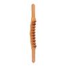 Wooden Gua Sha Stick Double Row 20 Beads Trigger Point Massager Tool for Muscle Neck Back Beech 20
