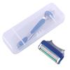 Men Universal Shaver Storage Box Handle Box Full Transparent Plastic Case Razor Boxs Eco-Friendly Pp Shaving Box High Quality
