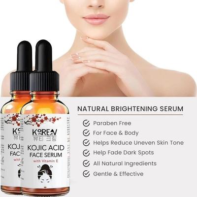 КОРЕЙСКАЯ КОЙЕВАЯ КИСЛОТА Отбеливание кожи Осветление Сыворотка для ультра-сияния - (Упаковка из 2 флаконов по 30 мл)
