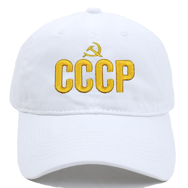 """ CCCP СССР Русский Горячая Распродажа Стиль Бейсболка Унисекс Черный Красный Хлопок Snapback Кепка С Вышивкой Высокое Качество Garros Папина Кепка"""