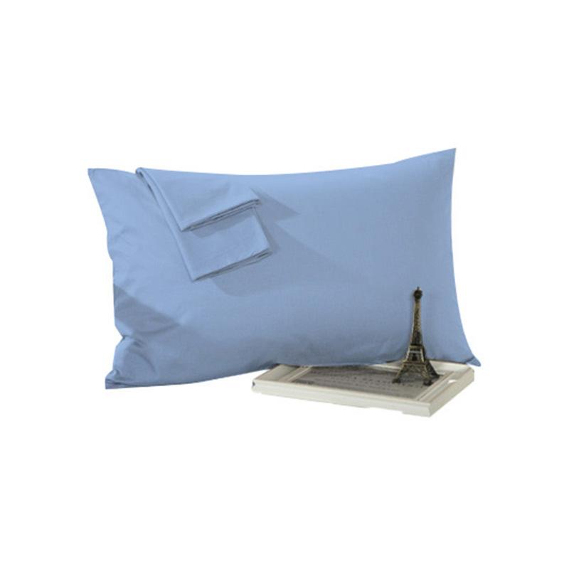 Solid Color Pillowcase 1pcs Pillowcase Pillow Core Cover Single Student Dormitory Brushed Comfortable and Breathable