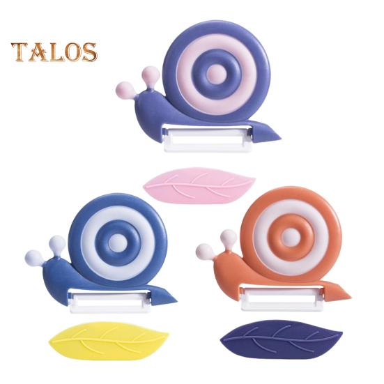 Керамическая овощечистка с дизайном улитки, портативная овощечистка с нескользящей ручкой, универсальная овощечистка для пикника и кемпинга