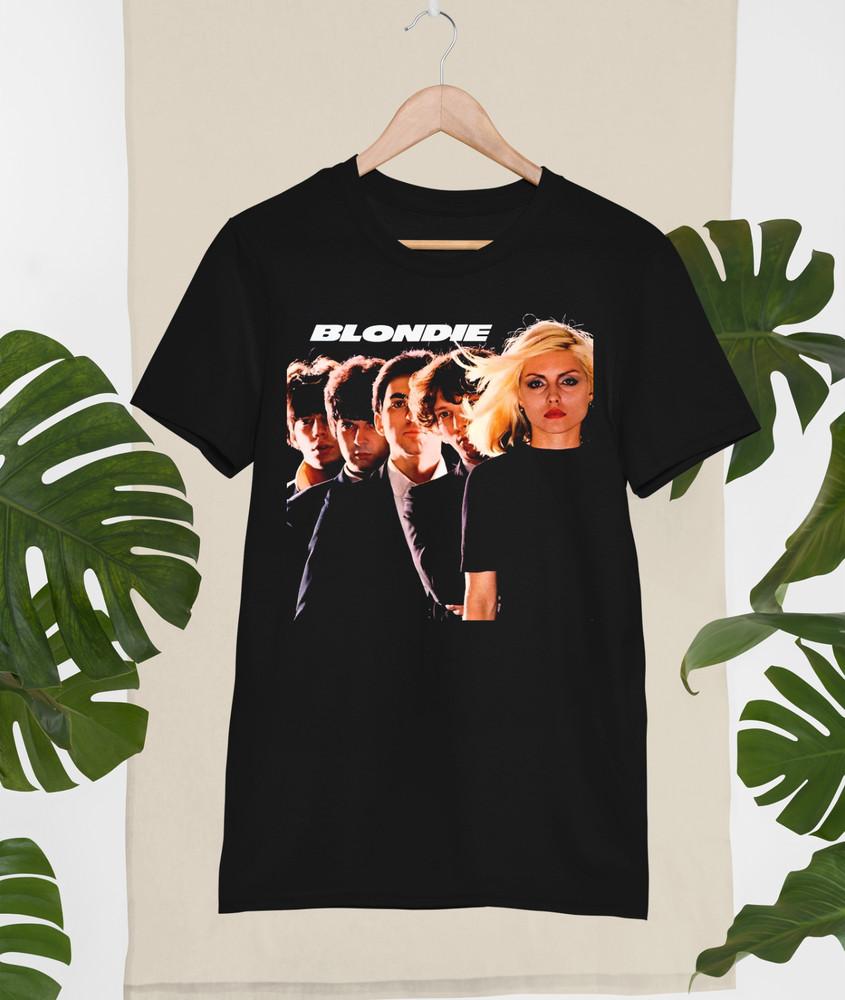 Мужская футболка группы Blondie Черная хлопковая футболка Все размеры S5XL 3F435 Унисекс футболка