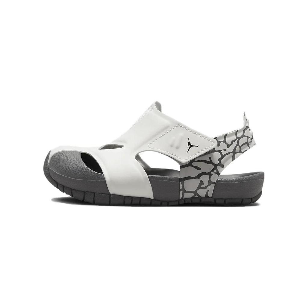 Jordan Flare TD Slip Resistant, Abrasion Resistant, Breathable Children's Sandals White Black Infant And Toddler CI7850-100