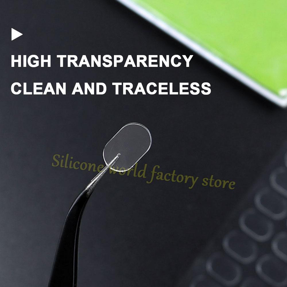 Silicone World 200 шт. Двусторонние прозрачные бесшовные клейкие подушечки-наклейки для фиксации ножек кукол из серии Blind Box Landscape