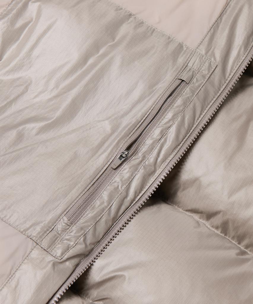 Musinsa Standard Glossy Ripstop Down Puffer Short Padded Jacket [Light Beige]