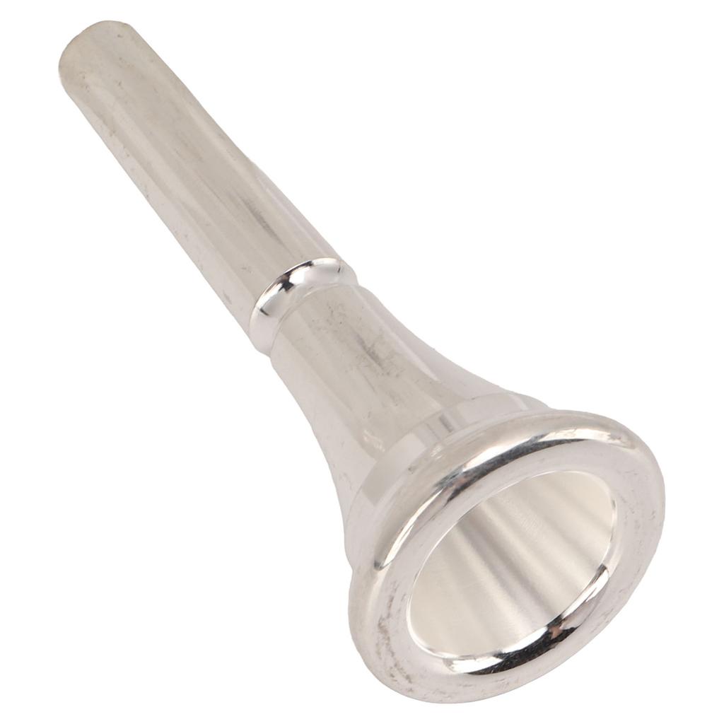 Сменный мундштук для валторны из латуни, аксессуары для духовых инструментов, серебристый цвет