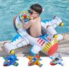 Plane Inflatable Aircraft Swimming Ring Seat Floating Children Kids Safety Beach Toy Babyfloat Summer Pool Accessories Safety