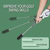 Retractable Golf Swing Training Aid Correct Grip Posture Golf Trainer with Click Sound Indoor Practice Warm Up Stick for Chipping Hitting