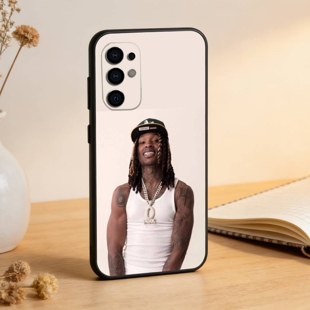 Чехол для телефона R-Raper K-King Von Черный Силиконовый Мягкий Для Samsung S25,S24,S21,S22,S23,S30,Ultra,S20,Plus,Fe,Lite