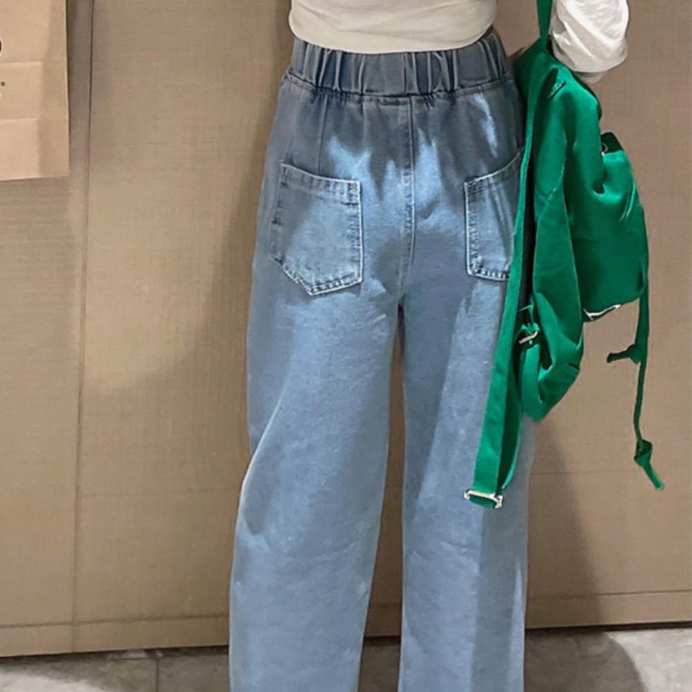 Джинсы для девочек, брюки, широкие джинсовые детские брюки для маленьких девочек