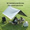 Jingdong Square Black Vinyl Camping Canopy