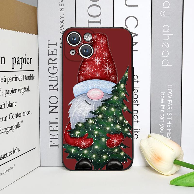 Чехол для телефона с рисунком Рождественской елки и Санта-Клауса Для IPhone 17 16 15 14 13 12 11 Pro Max XS XR X 7 8 Plus 17 Air 16E Чехол
