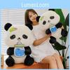 Adorable Panda Plush Doll For Girls Soft Stuffed Toy Perfect For Comfort And Sleep