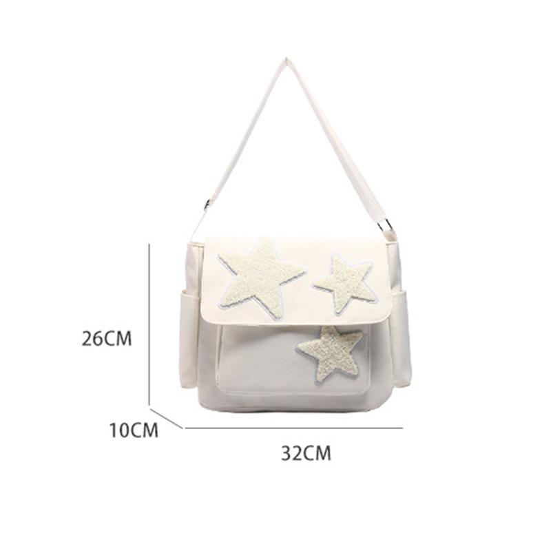 2025 Crossbody Bag Female Japanese Style Niche Design Star Class Leisure Shoulder Bag Postman's Bag for Women