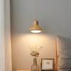 Japanese Solid Wood Mushroom Chandelier Nordic Minimalist Retro Shop Dining Table Living Room Bedroom Bedside LED Pendant Lamp