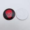 4pcs 45mm 56mm Skull Logo Emblem Badge Car Stickers Car Wheel Center Caps Wheel Hubcaps Rim Hub Cover Replace Car Accessories