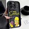 Милый Чехол для Телефона The S-Simpsons для Samsung S26 S25 S24 S23 S22 S21 S20 F06 M16 Note 20 FE Plus Ultra 4G 5G Мягкий Силикон ТПУ