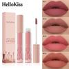 HelloKiss Sexy Nude Matte Lip Glaze Dark Lava Tone Водостойкая быстросохнущая помада Теплая и плотная помада, близкая к тону кожи