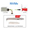 NFHK PCI-E 3.0 Express 4.0 x4 - Oculink Внешний Host-адаптер SFF-8612 SFF-8611 для PCIe SSD с кронштейном