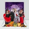 Halloween Theme Photography Background Portrait Photography Backdrops with Pumpkin Pattern Photo