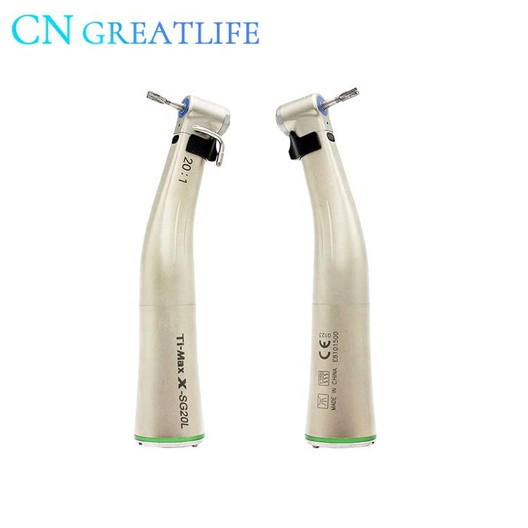 Наконечник для зубного имплантата, оптоволоконный Nsk Ti-max X-sg20l, тип 20:1 редукционный низкоскоростной наконечник со светодиодной подсветкой, угловой наконечник