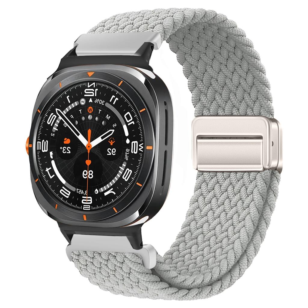 Для Samsung Galaxy Watch 7 Ultra Ремешок 47 мм Аксессуары Магнитный Плетеный нейлоновый спортивный Браслет Correa Galaxy Watch 7 Ultra Ремешок
