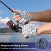 Перчатки для рыбалки Луа для велоспорта на открытом воздухе с тремя пальцами без прилипания к наживке, специальное оборудование для рыбалки, износостойкие, нескользящие