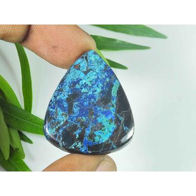 48Cts. Натуральный лазурит груша лечебный кристалл кабошон россыпью драгоценный камень 29X35MM SK-3865