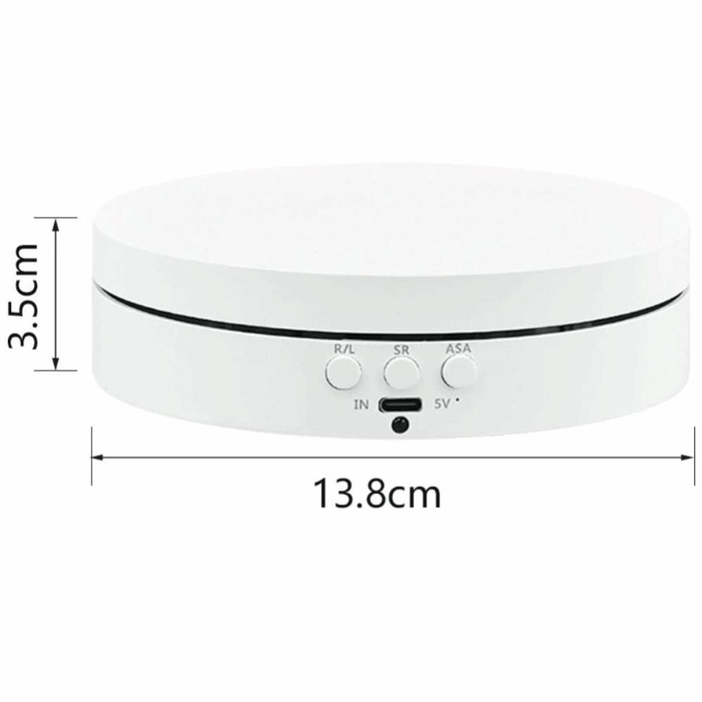 Motorized Jewelry Rotating Turntable 3 Speeds 360 Degree Turntable Product Displays