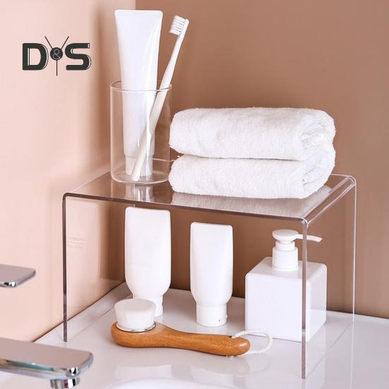 Прозрачная полка для хранения кухонного шкафа, прочная, не требующая сборки, столешница, прозрачный шкаф, органайзер, подставка для специй