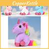 Adorable Colorful Unicorn Plush Keychain And Backpack Pendant For Kids