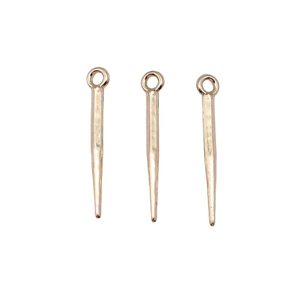 Компоненты конической подвески с обжимными концами и бусинами Женские аксессуары Популярные украшения