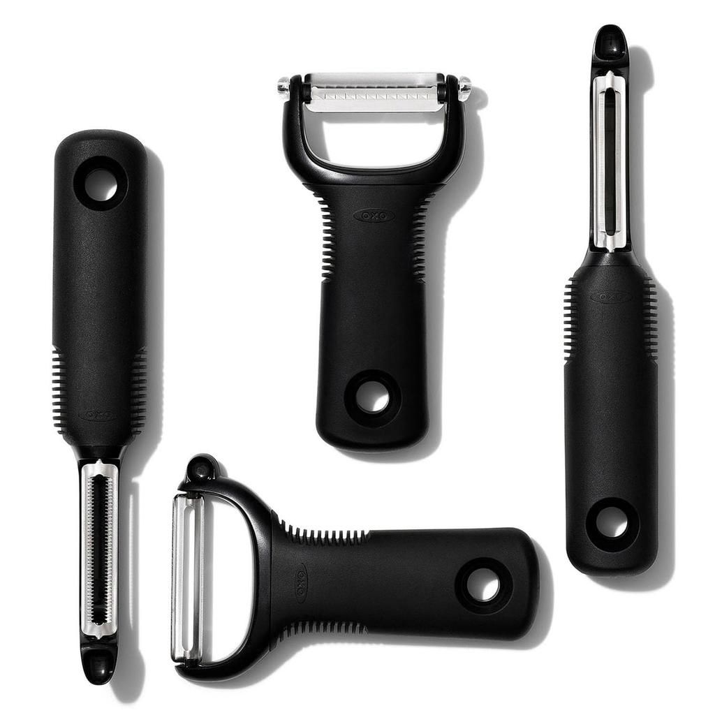 OXO Vertical Easy to Easy to Peel with Light Stainless Steel Dishwasher Safe Peeler, Use, Pressure, Blade,