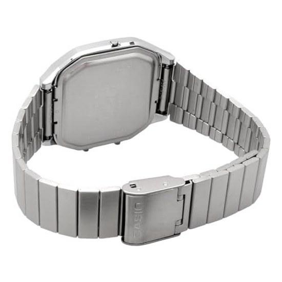 CASIO Ana-Digi Quartz Wristwatch Edgy Collection AQ-240E-7A2 Unisex Dual Time Matte Ivory Overseas Model